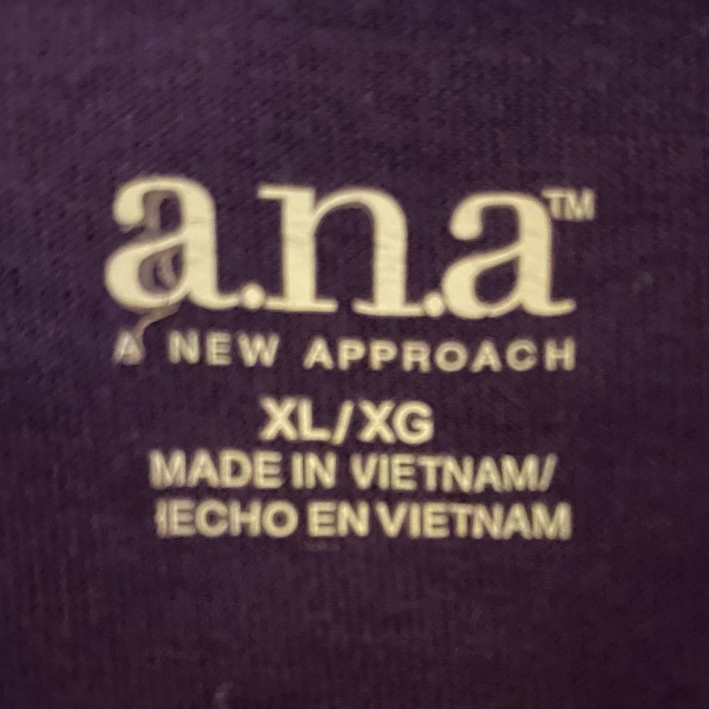 A.N.A Purple Ruffled V-Neck Top - Picture 4 of 6